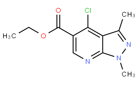 ethyl 4-chloro-1,3-dimethylpyrazolo[3,4-b]pyridine-5-carboxylate