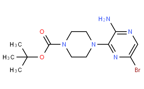1-Boc-4-(3-Amino-6-bromopyrazin-2-yl)piperazine