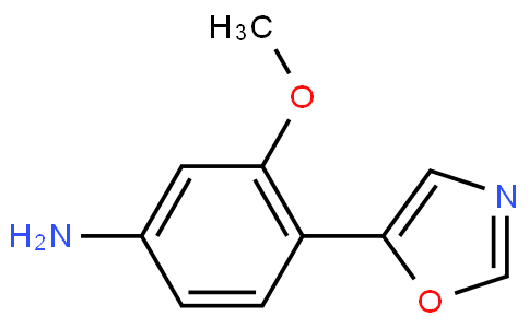 3-METHOXY-4-(1,3-OXAZOL-5-YL)ANILINE