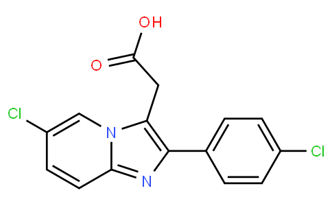 2-[6-chloro-2-(4-chlorophenyl)imidazo[1,2-a]pyridin-3-yl]acetic acid
