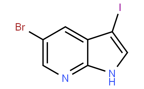 5-Bromo-3-iodo-1H-pyrrolo[2,3-b]pyridine
