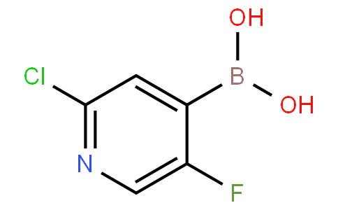2-氯-5-氟吡啶-4-硼酸