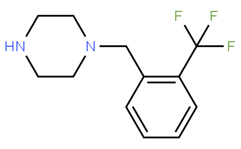 1-[[2-(trifluoromethyl)phenyl]methyl]piperazine
