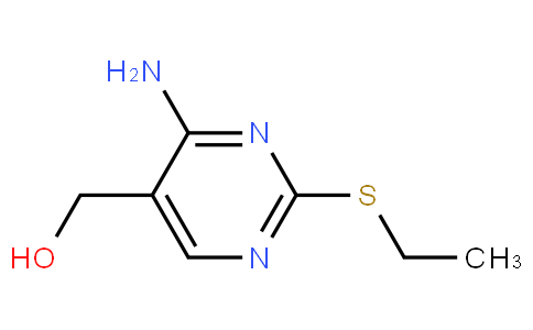 2-乙硫基-5-羥甲基-6-氨基嘧啶
