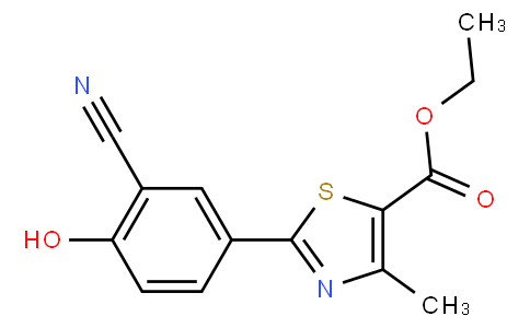 Ethyl 2-(3-cyano-4-hydroxyphenyl)-4-methylthiazole-5-carboxylate