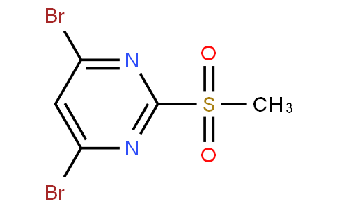 4,6-dibromo-2-methylsulfonylpyrimidine