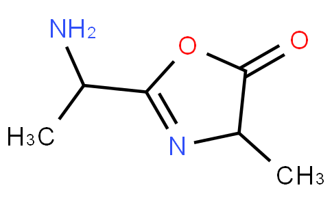 2-(1-aminoethyl)-4-methyl-4H-1,3-oxazol-5-one