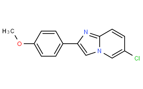 2-(4-methoxyphenyl)-6-chloroimidazo[1,2-a]pyridine