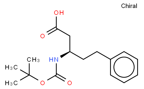 (R)-N-叔丁氧羰基-3-氨基-5-苯基戊酸
