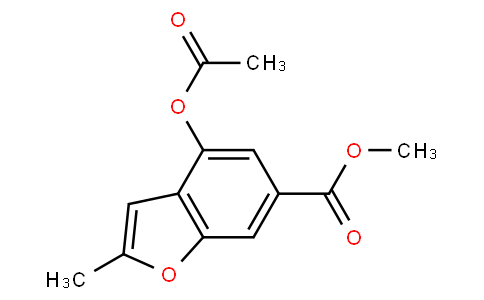 4-乙酰氧基-2-甲基-6-苯并呋喃甲酸甲酯