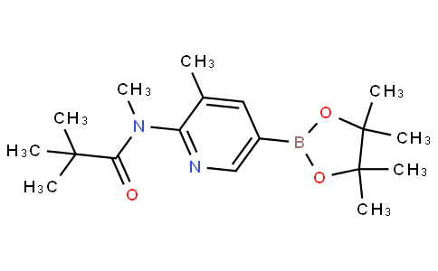 N,2,2-trimethyl-N-[3-methyl-5-(4,4,5,5-tetramethyl-1,3,2-dioxaborolan-2-yl)pyridin-2-yl]propanamide