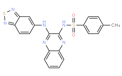 N-[3-(2,1,3-benzothiadiazol-5-ylamino)quinoxalin-2-yl]-4-methylbenzenesulfonamide