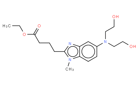 [1-甲基-2-(4’-丁酸乙酯基)-5-N, N-二(2’-羥基乙基)]-1H -苯并咪唑