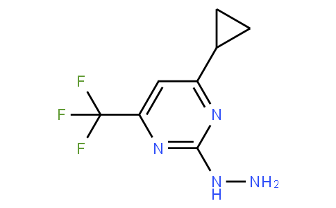 [4-cyclopropyl-6-(trifluoromethyl)pyrimidin-2-yl]hydrazine