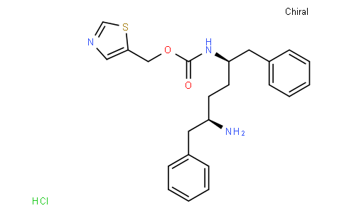 1,3-thiazol-5-ylmethyl N-[(2R,5R)-5-amino-1,6-diphenylhexan-2-yl]carbamate,hydrochloride