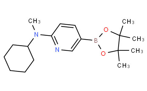 N-Cyclohexyl-N-methyl-5-(4,4,5,5-tetramethyl-1,3,2-dioxaborolan-2-yl)pyridin-2-amine