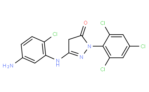 1-(2,4,6-三氯苯基)-3-(5-氨基-2-氯苯胺基)-5-吡唑酮