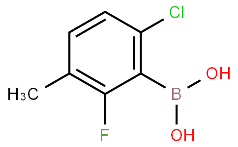 2-Chloro-6-fluoro-5-methylphenylboronic acid