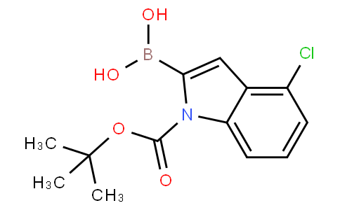(1-(tert-Butoxycarbonyl)-4-chloro-1H-indol-2-yl)boronic acid