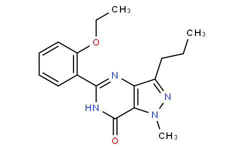 5-(2-乙氧苯基)-1-甲基-3-丙基-1,6-二氫-7H-吡唑并[4,3-d]嘧啶-7-酮