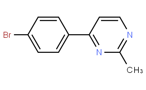 4-(4-Bromophenyl)-2-methylpyrimidine