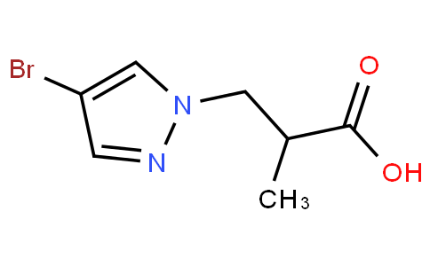 3-(4-溴-1H-吡唑-1-基)-2-甲基丙酸