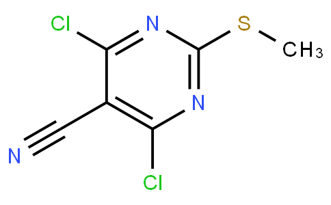 4,6-二氯-5-氰基-2-甲硫基嘧啶