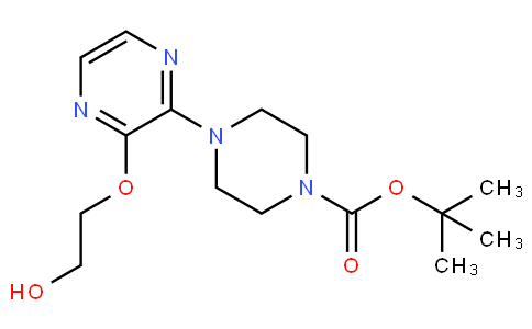 tert-butyl 4-[3-(2-hydroxyethoxy)pyrazin-2-yl]piperazine-1-carboxylate
