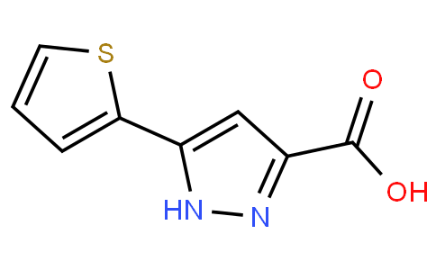 5-thiophen-2-yl-1H-pyrazole-3-carboxylic acid
