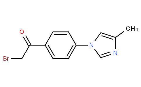 2-Bromo-1-(4-(4-methyl-1H-imidazol-1-yl)phenyl)ethanone