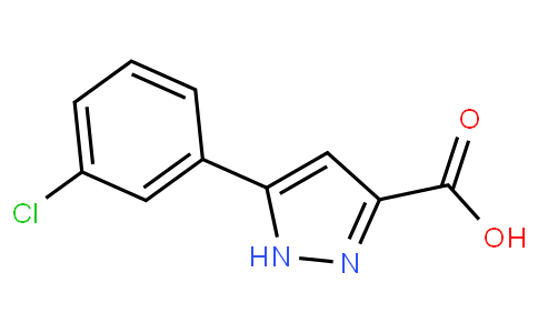 5-(3-氯苯基)-1H-吡唑-3-羧酸