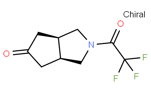 (3aR,6aS)-rel-Hexahydro-2-(trifluoroacetyl)-cyclopenta[c]pyrrol-5(1H)-one