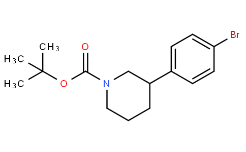 3-(4-溴苯基)哌啶-1-甲酸叔丁酯