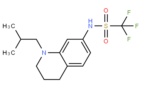 1,1,1-trifluoro-N-[1-(2-methylpropyl)-3,4-dihydro-2H-quinolin-7-yl]methanesulfonamide