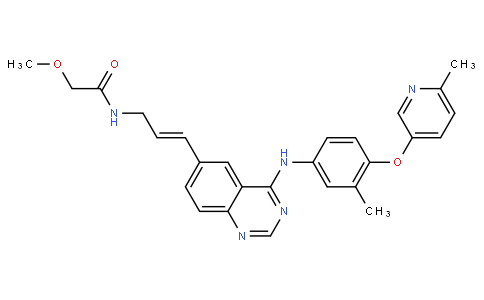 E-2-Methoxy-N-(3-{4-[3-methyl-4-(6-methyl-pyridin-3-yloxy)-phenylamino]-quinazolin-6-yl}-allyl)-acetamide