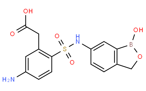 2-(5-aMino-2-(N-(1-hydroxy-1,3-dihydrobenzo[c][1,2]oxaborol-6-yl)sulfaMoyl)phenyl)acetic acid