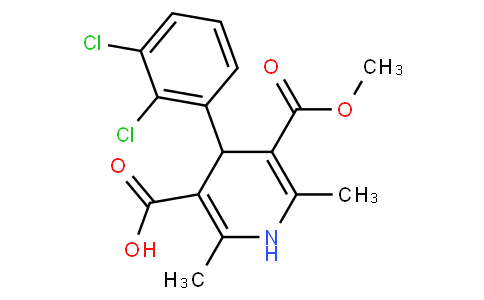 4-(2,3-二氯苯基)-2,6-二甲基-1,4-二氫吡啶-3,5-二羧酸單甲酯