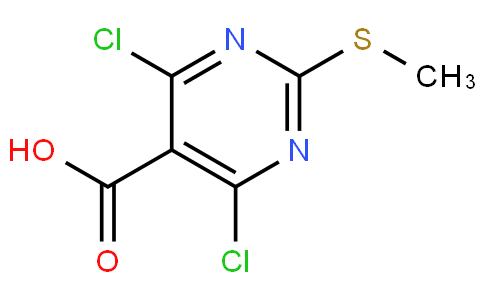 4,6-二氯-2-(甲巰基)嘧啶-5-甲酸
