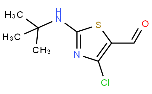 4-氯-2-(叔丁基氨基)-5-噻唑甲醛