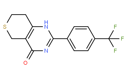 3,5,7,8-四氫-2-[4-(三氟甲基)苯基]-4H-噻喃并[4,3-d]嘧啶-4-酮
