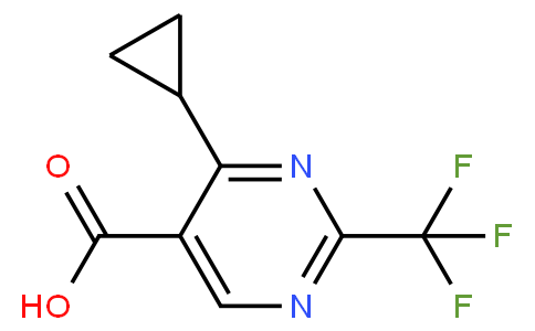 4-cyclopropyl-2-(trifluoromethyl)pyrimidine-5-carboxylic acid
