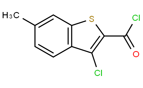 3-氯-6-甲基苯并[b]噻吩-2-甲酰氯