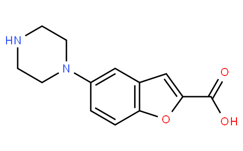 5-(哌嗪-1-基)苯并呋喃-2-羧酸