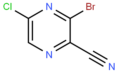 3-Bromo-5-chloropyrazine-2-carbonitrile