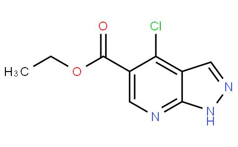 4-氯-1H-吡唑并[3,4-b]吡啶-5-羧酸乙酯