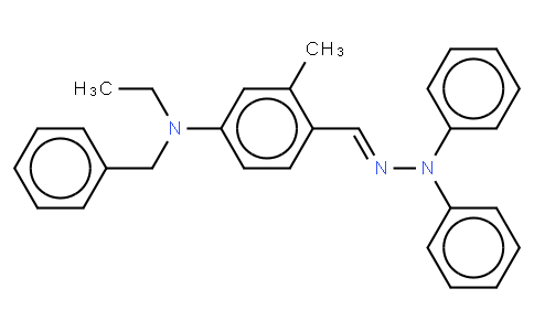 2-甲基-4-(N-乙基-N-芐基)氨基苯甲醛-1,1-二苯腙