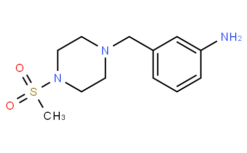 3-((4-(Methylsulfonyl)piperazin-1-yl)methyl)aniline