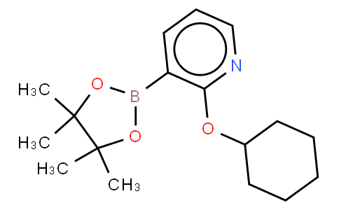 2-(環(huán)己氧基)-3-(4,4,5,5-四甲基-1,3,2-二雜氧戊硼烷-2-基)吡啶