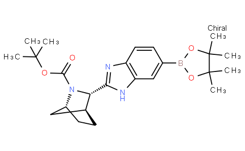 (1R,3S,4S)-2-tert-Butyl-3-(6-(4,4,5,5-tetramethyl-1,3,2-dioxaborolan-2-yl)-1H-benzo[d]imidazol-2-yl)-2-azabicyclo[2.2.1]heptane-2-carboxylate