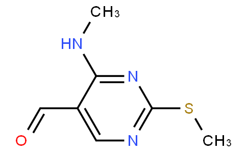 4-甲胺基-2-甲硫基-5-醛基嘧啶